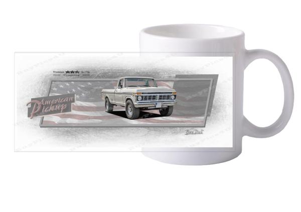 Keramiktasse mit Motiv von Pickup KTaPu2020-10